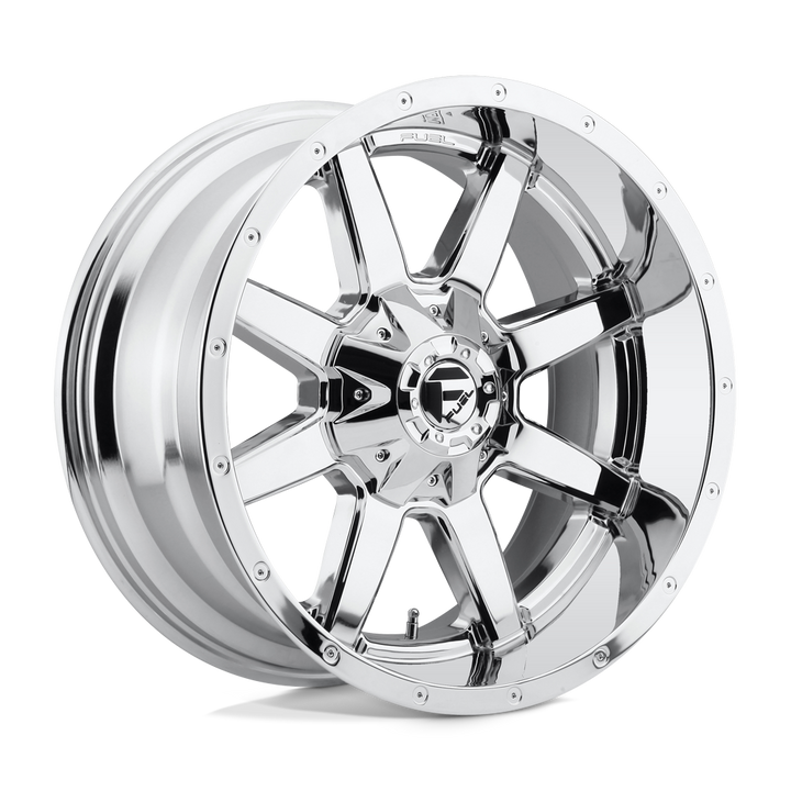 CARBURANT TOUT-TERRAIN D536 MAVERICK 20X10 6X135 / 6X139.7 -18 106.1 CHROMÉ