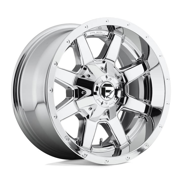 CARBURANT TOUT-TERRAIN D536 MAVERICK 17X9 6X135 / 6X139.7 -12 106.1 CHROMÉ
