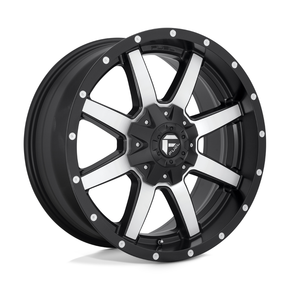 FUEL OFF ROAD D537 MAVERICK 20X10 6X135 / 6X139.7 -18 106.1 NOIR MAT USINÉ