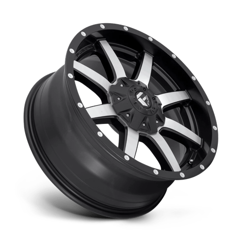 FUEL OFF-ROAD D537 MAVERICK 20X10 8X165.1 -18 125.1 NOIR MAT USINÉ