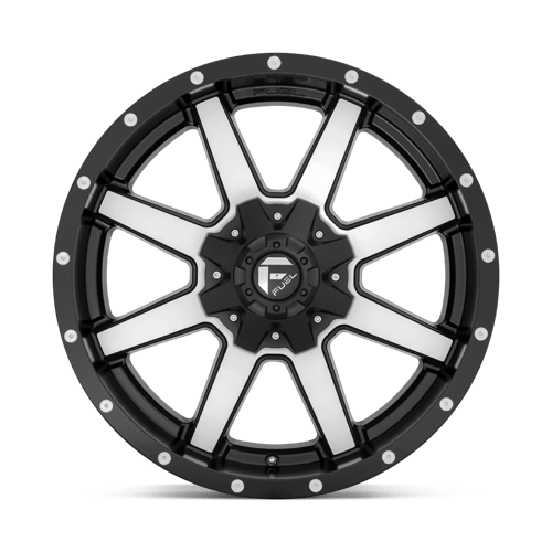 FUEL OFF-ROAD D537 MAVERICK 20X10 8X165.1 -18 125.1 NOIR MAT USINÉ