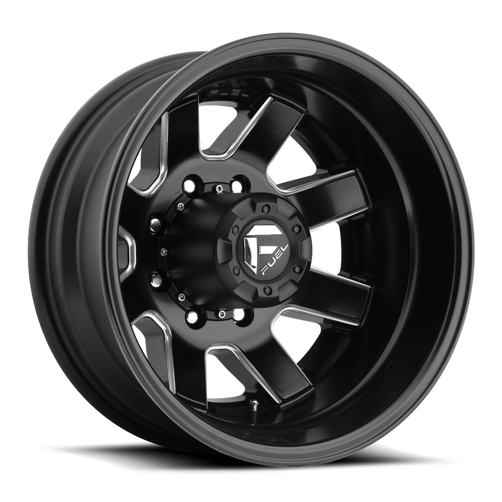 CARBURANT TOUT-TERRAIN D538 MAVERICK 17X6.5 8X200 -140 142 NOIR MAT FRAISÉ