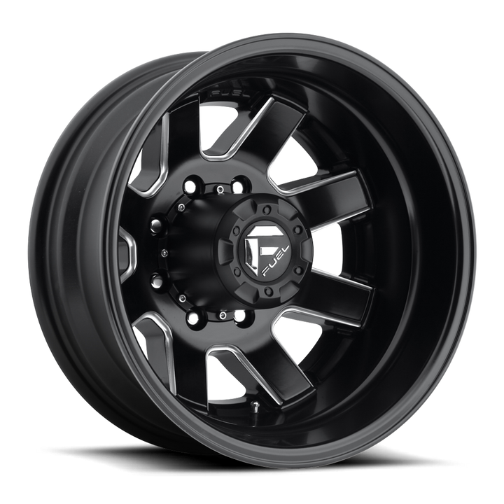 CARBURANT TOUT-TERRAIN D538 MAVERICK 17X6.5 8X165.1 -178 125.1 NOIR MAT FRAISÉ