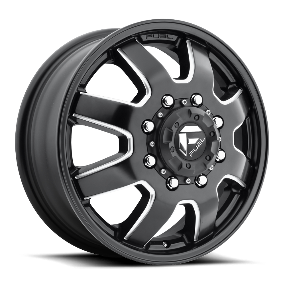 CARBURANT TOUT-TERRAIN D538 MAVERICK 17X6.5 8X210 116 154.3 NOIR MAT FRAISÉ