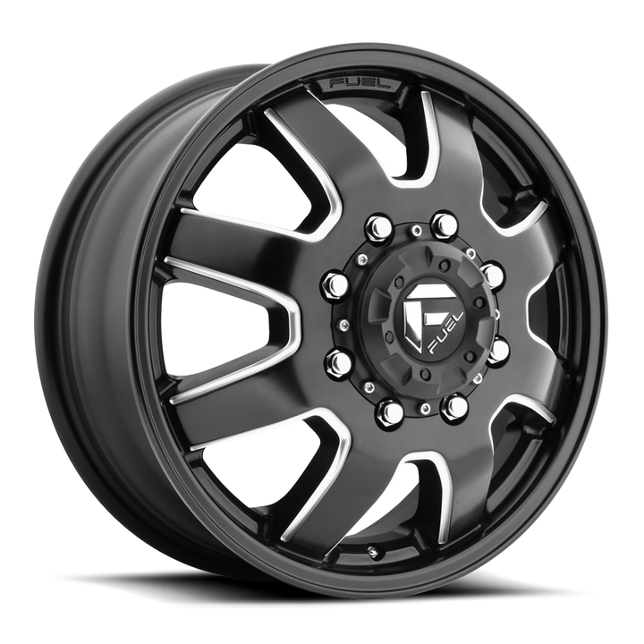 CARBURANT TOUT-TERRAIN D538 MAVERICK 17X6.5 8X210 116 154.3 NOIR MAT FRAISÉ