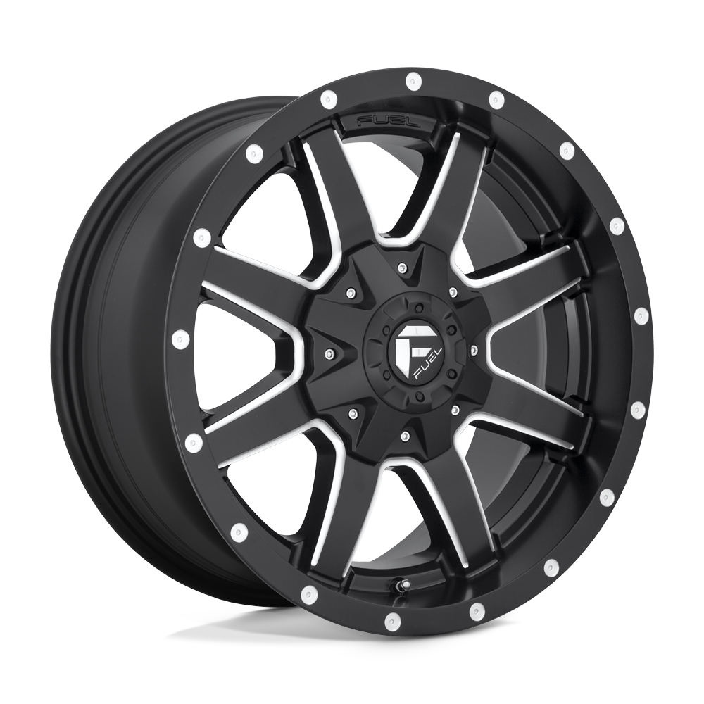 CARBURANT TOUT-TERRAIN D538 MAVERICK 20X9 6X114.3 25 72.56 NOIR MAT FRAISÉ