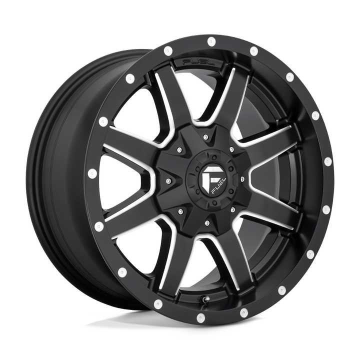 CARBURANT TOUT-TERRAIN D538 MAVERICK 20X9 6X114.3 25 72.56 NOIR MAT FRAISÉ