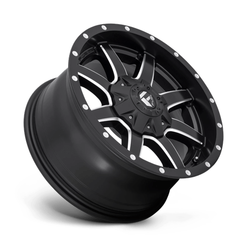 CARBURANT TOUT-TERRAIN D538 MAVERICK 20X10 8X180 -18 125.1 NOIR MAT FRAISÉ
