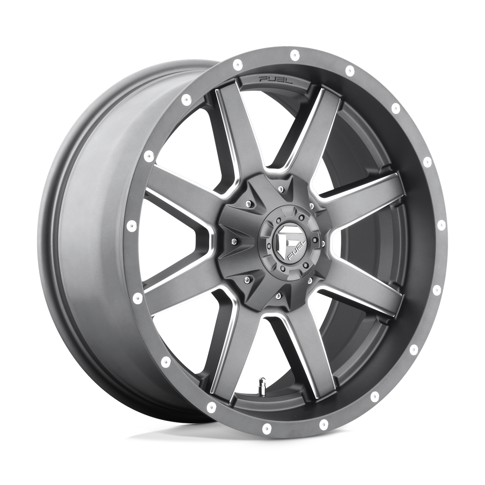 CARBURANT TOUT-TERRAIN D542 MAVERICK 20X9 5X139.7 / 5X150 1 110.1 MAT GUN METAL FRAISÉ