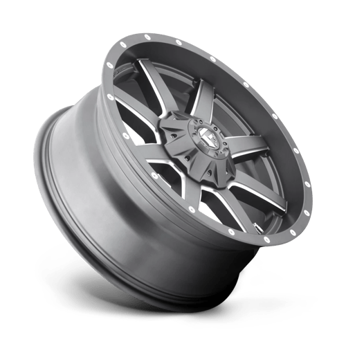 CARBURANT TOUT-TERRAIN D542 MAVERICK 20X9 5X139.7 / 5X150 1 110.1 MAT GUN METAL FRAISÉ