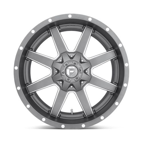 CARBURANT TOUT-TERRAIN D542 MAVERICK 20X9 5X139.7 / 5X150 1 110.1 MAT GUN METAL FRAISÉ