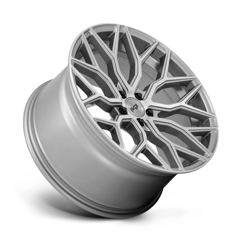 Niche 1pc M265 Mazzanti 20x9 5x112 27 66.56 Anthracite Brushed Tint Clear