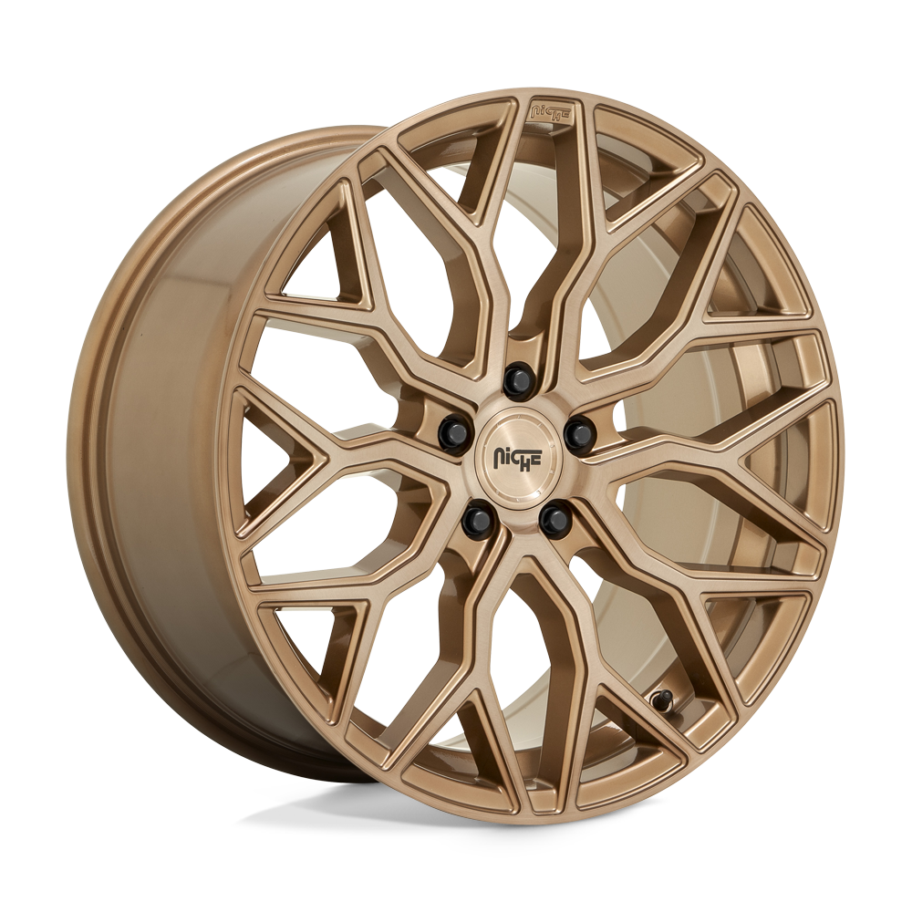 Niche 1pc M263 Mazzanti 22x10 5x112 20 66.56 Bronze Brushed
