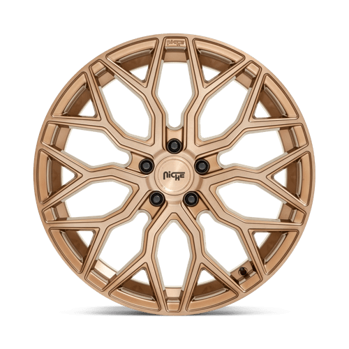 Niche 1pc M263 Mazzanti 22x10 5x120 30 72.56 Bronze Brushed