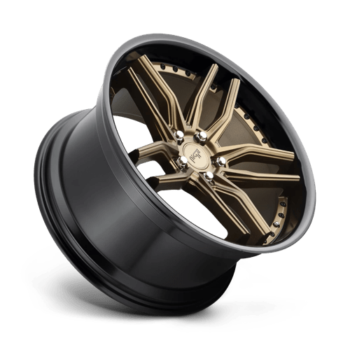 Niche 1pc M195 Methos 19x9.5 5x114.3 35 72.56 anneau de perle noir Bronze mat
