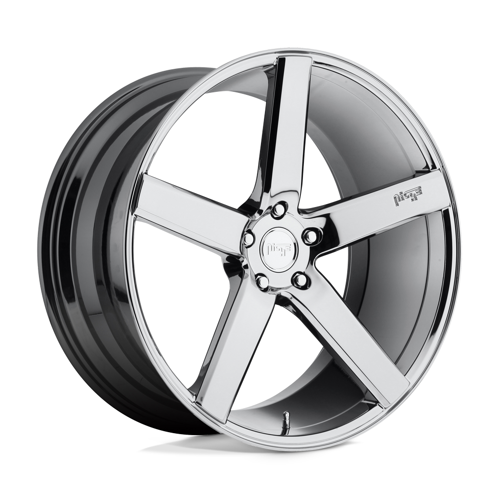 Niche 1pc M132 Milan 19x8.5 5x114.3 35 72.56 Chrome Plated