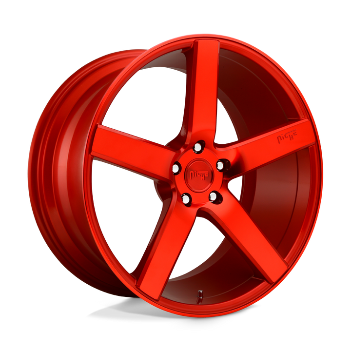 Niche 1pc M187 Milan 20x10.5 5x120 35 72.56 Rouge Bonbon