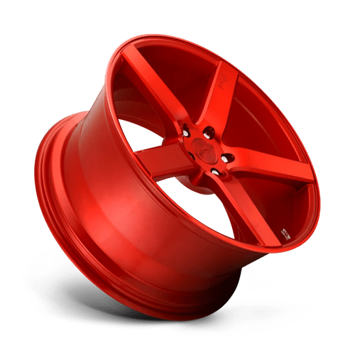 Niche 1pc M187 Milan 20x10.5 5x120 35 72.56 Rouge Bonbon