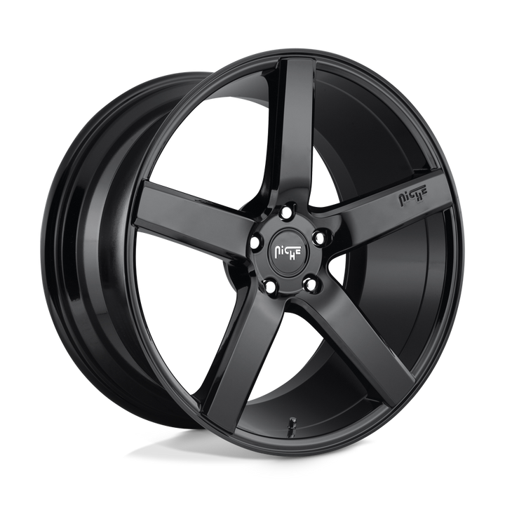 Niche 1pc M188 Milan 20x8.5 5x120 35 72.56 Gloss Black