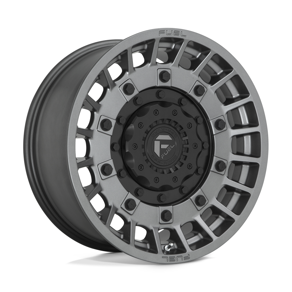 CARBURANT TOUT-TERRAIN D726 MILITIA 20X10 6X135 / 6X139.7 -18 106.1 ANTHRACITE MAT ET NOIR
