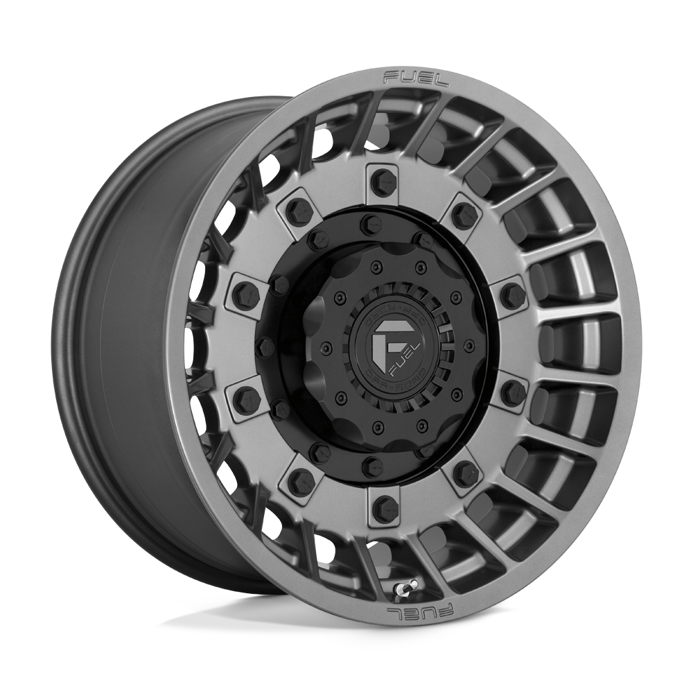 FUEL OFF ROAD D726 MILITIA 20X10 8X180 -18 124.2 ANTHRACITE MAT ET NOIR