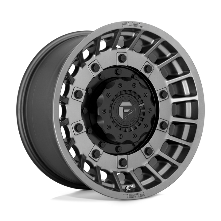 FUEL OFF ROAD D726 MILITIA 20X10 8X180 -18 124.2 ANTHRACITE MAT ET NOIR