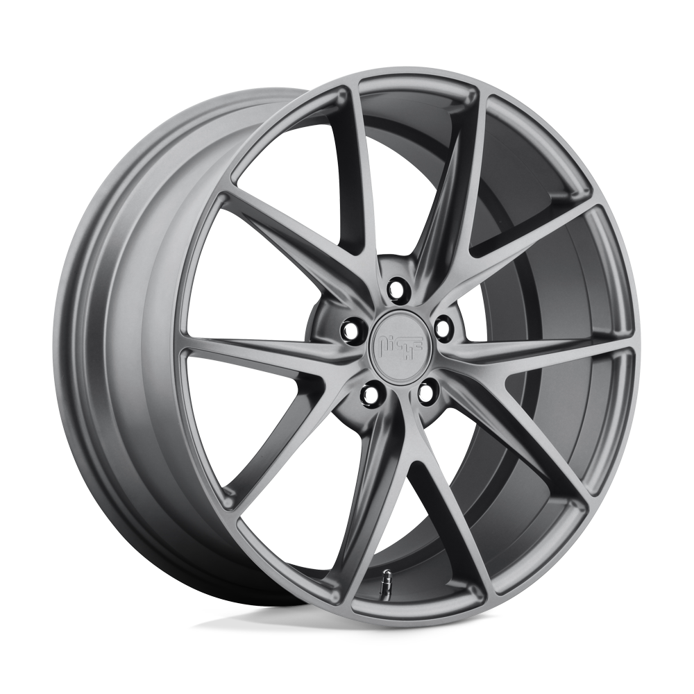Niche 1pc M116 Misano 20x10 5x114.3 40 72.56 Matte Gun Metal