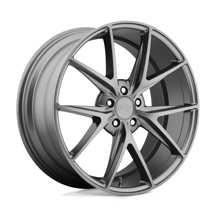 Niche 1pc M116 Misano 19x8.5 5x120 35 72.56 Matte Gun Metal
