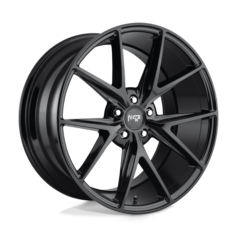 Niche 1pc M119 Misano 20x9 5x114.3 35 72.56 Gloss Black