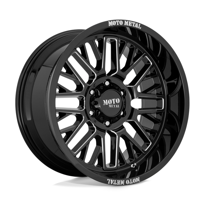 Moto Metal Mo802 20x9 5x150 0 110.1 Noir Brillant Fraisé