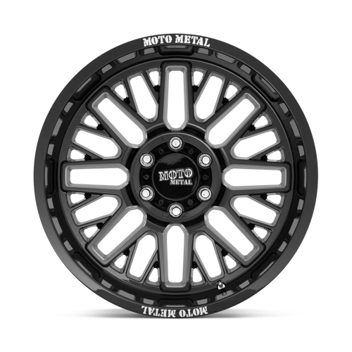 Moto Metal Mo802 20x9 5x150 0 110.1 Noir Brillant Fraisé