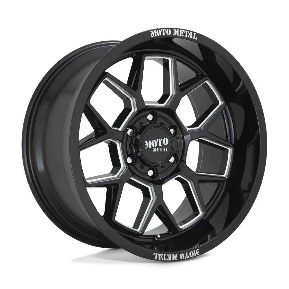 Moto Metal Mo803 Banshee 20x10 6x135 -18 87.1 Gloss Black Milled
