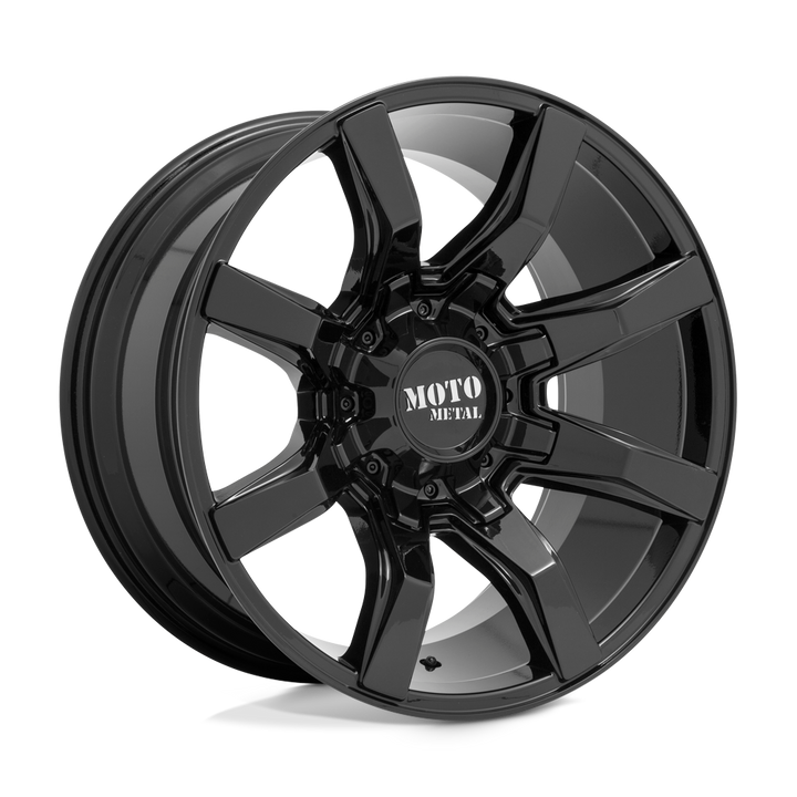 Moto Metal Mo804 Spider 22x10 6x135 / 6x139.7 -18 106.1 Gloss Black