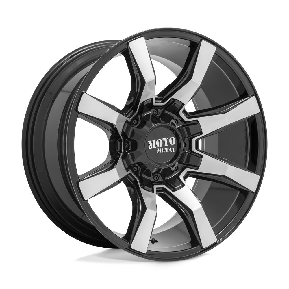 Moto Metal Mo804 Spider 20x10 8x180 12 124.2 Gloss Black Machined
