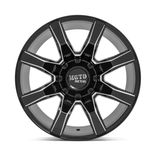 Moto Metal Mo804 Spider 20x9 8x165.1 0 125.1 Gloss Black Milled