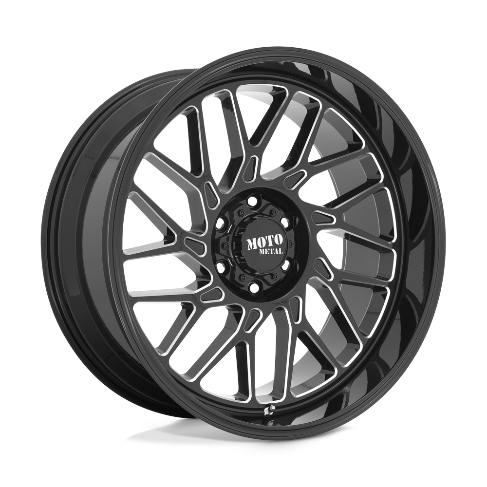 Moto Metal Mo805 22x10 6x135 -18 87.1 Noir Brillant Fraisé