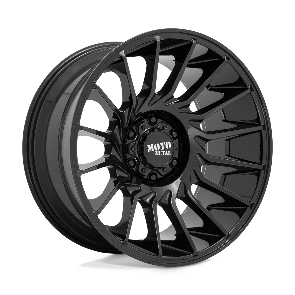 Moto Metal Mo807 20x10 8x180 -18 124.2 Gloss Black