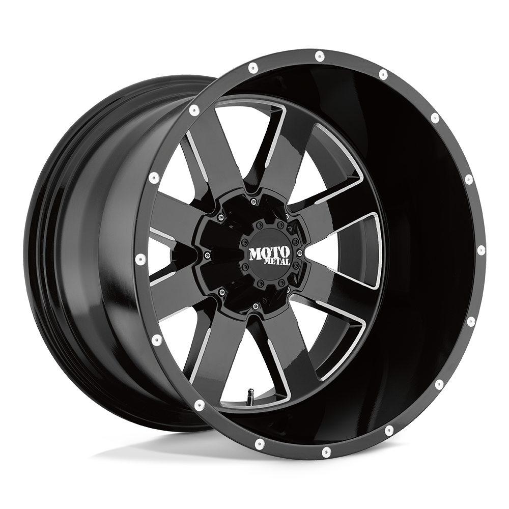 Moto Metal Mo962 20x9 5x139.7 / 5x150 0 110.1 Gloss Black Milled