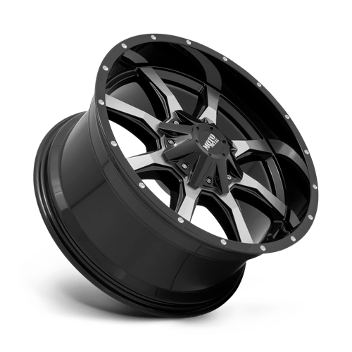 Moto Metal Mo970 17x9 8x170 -12 125.1 Gloss Black Machined Face