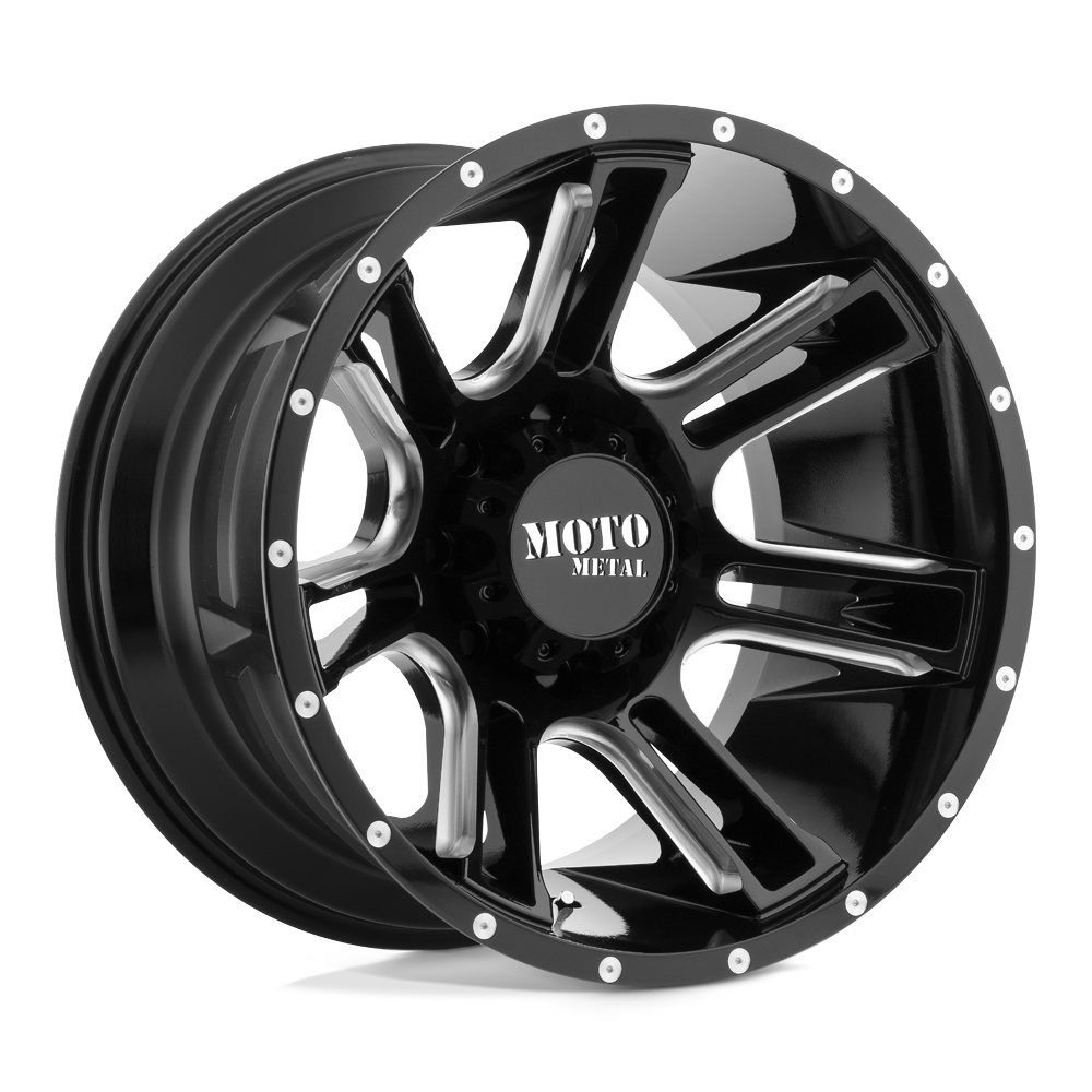 Moto Metal Mo982 Amp 20x9 6x139.7 0 106.1 Gloss Black Milled