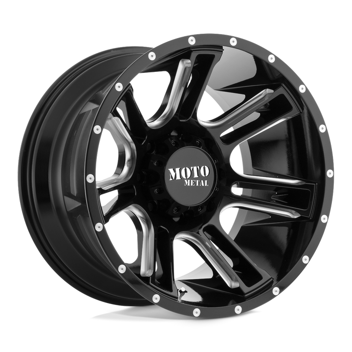 Moto Metal Mo982 Amp 20x9 6x139.7 0 106.1 Gloss Black Milled