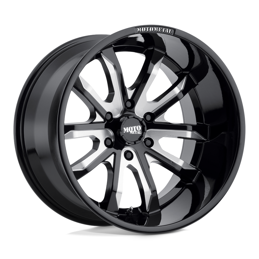 Moto Metal Mo983 Dagger 20x9 6x139.7 18 106.1 Gloss Black Milled