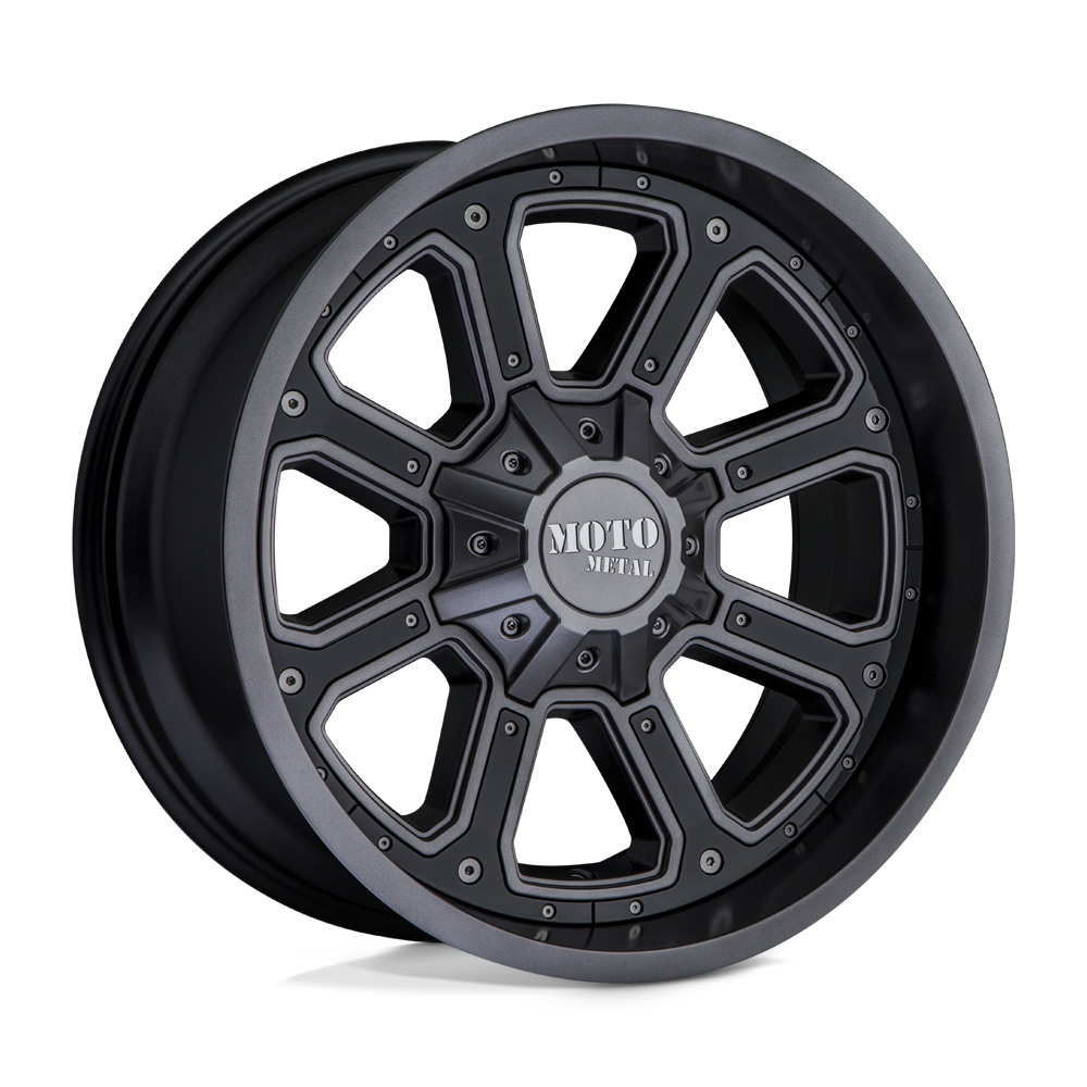 Moto Metal Mo984 Shift 20x9 6x114.3 30 72.56 Matte Gray G-blk Inserts