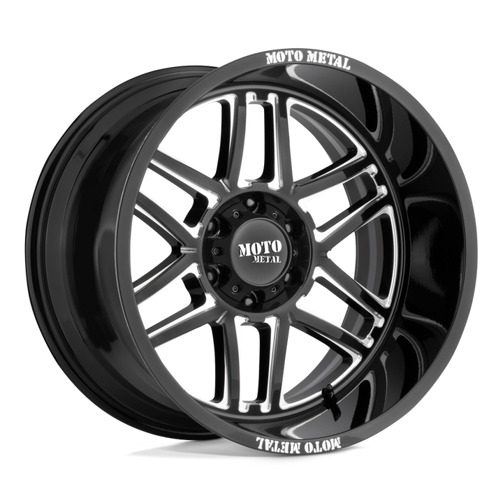 Moto Metal Mo992 Folsom 20x12 6x139.7 -44 106.1 Gloss Black Milled