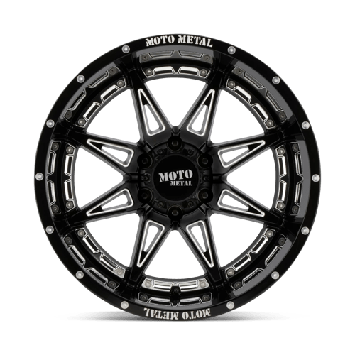 Moto Metal Mo993 Hydra 20x10 5x127 -18 71.5 Noir Brillant Fraisé