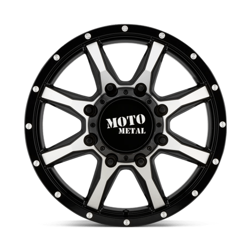 Moto Metal Mo995 20x8.25 8x165.1 127 125.1 Noir Brillant Usiné - Avant