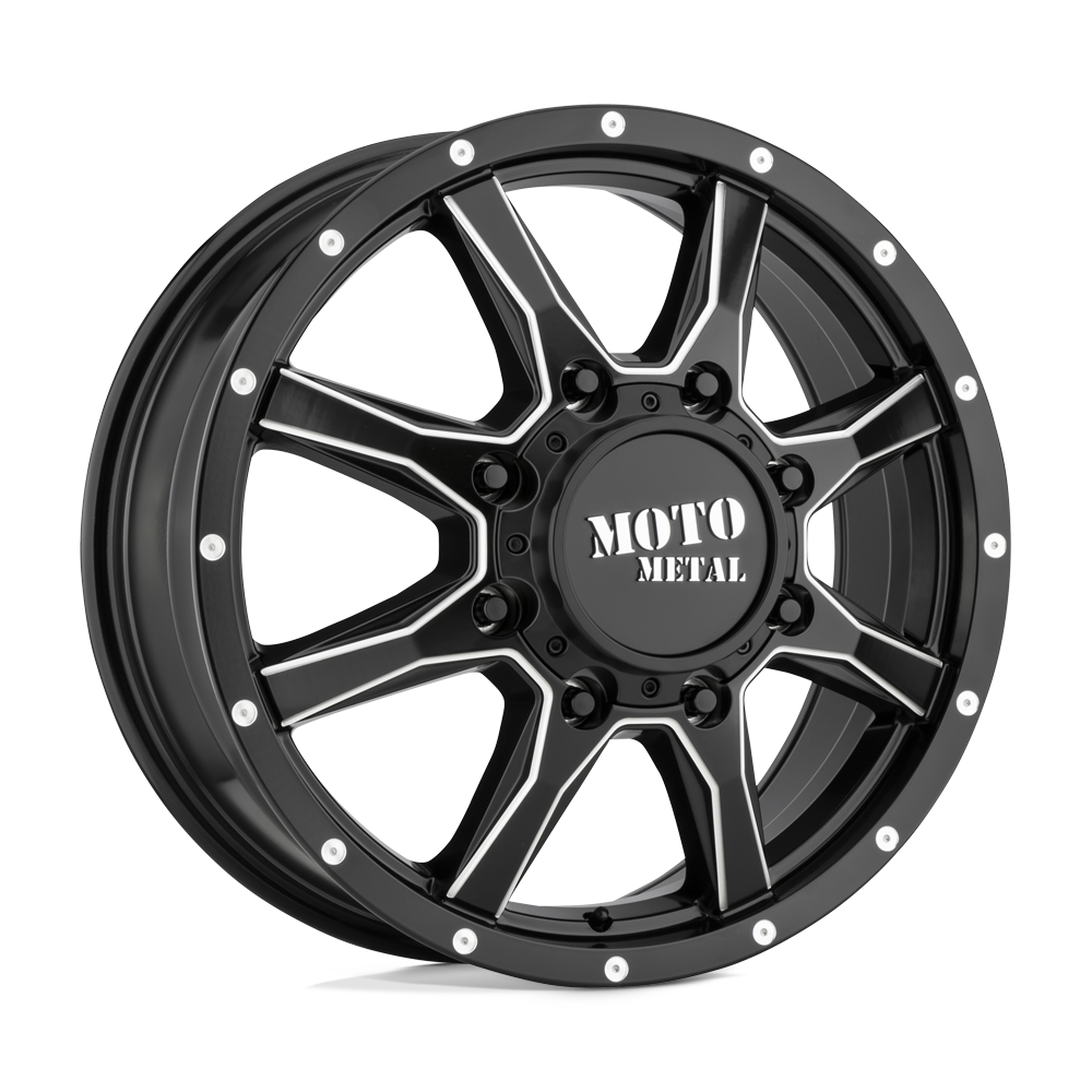 Moto Metal Mo995 20x8.25 8x165.1 127 117 Satin Black Milled - Front