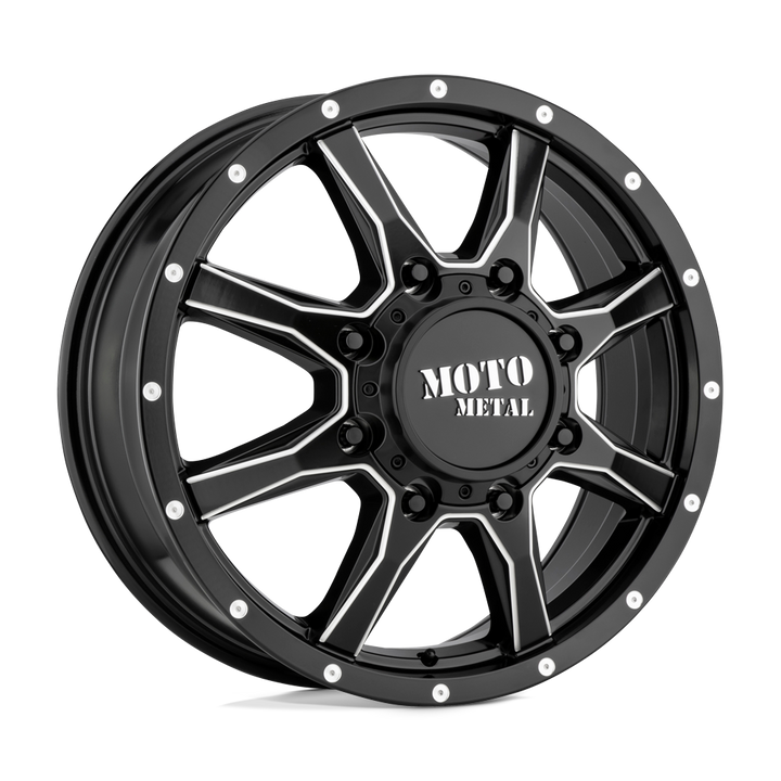 Moto Metal Mo995 20x8.25 8x165.1 127 117 Satin Black Milled - Front
