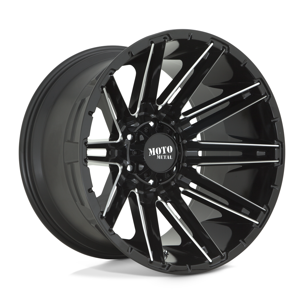 Moto Metal Mo998 Kraken 20x10 6x139.7 -18 106.1 Gloss Black Milled