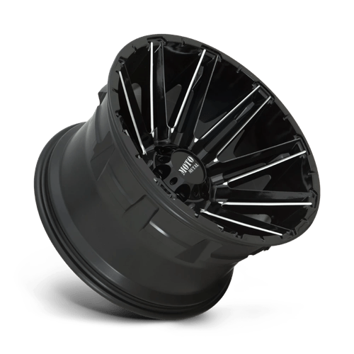 Moto Metal Mo998 Kraken 22x10 6x139.7 -18 106.1 Noir Brillant Fraisé